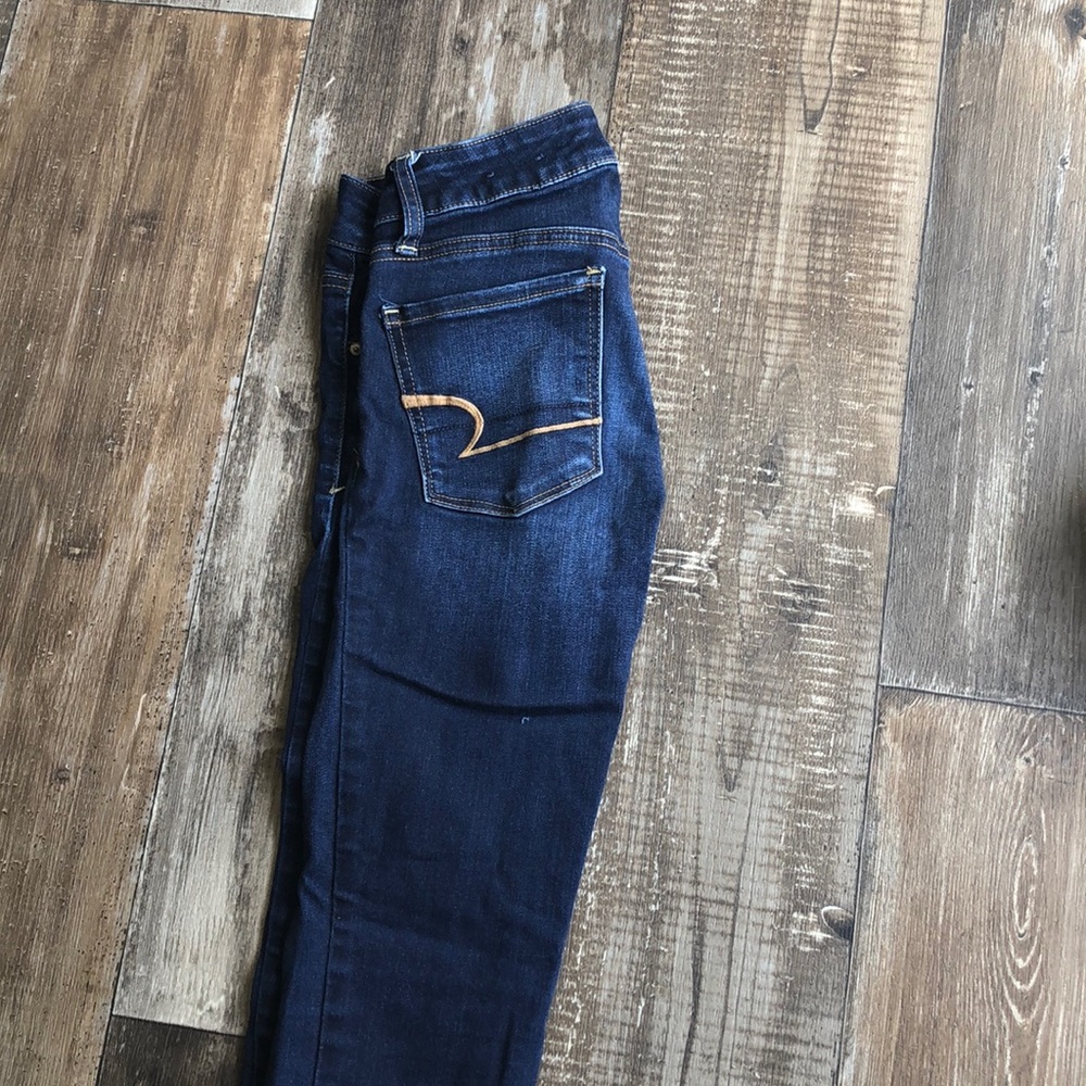 AE Dark Wash Skinny Jeans